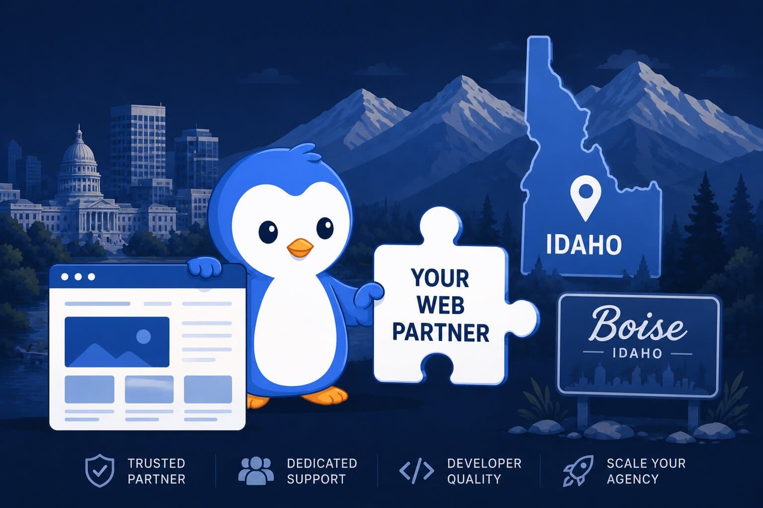 Boise, ID | white label web design for Boise agencies